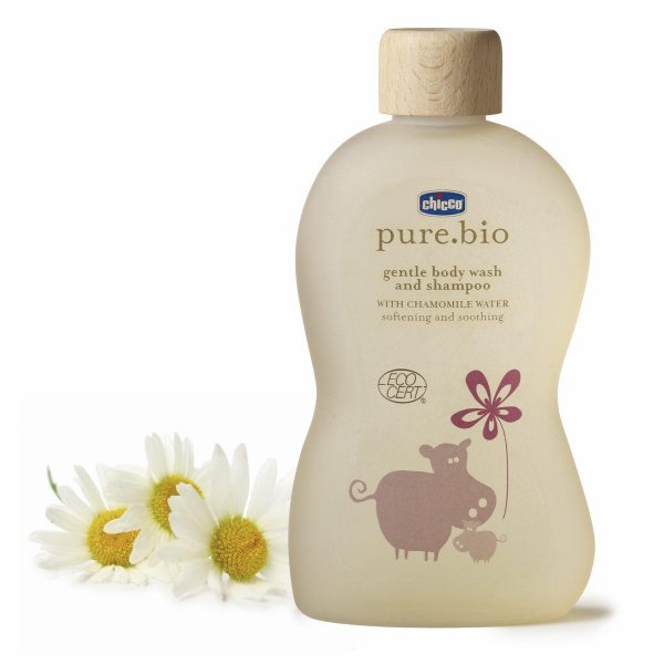 Шампунь-пена для тела и волос, pure.bio, 200 мл